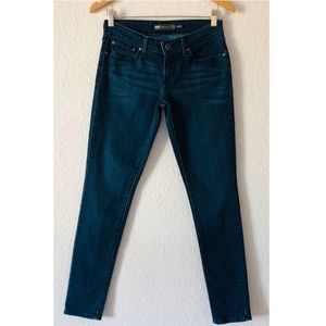 LEVI'S Demi Curve Mid Rise Skinny Jeans Dark Wash